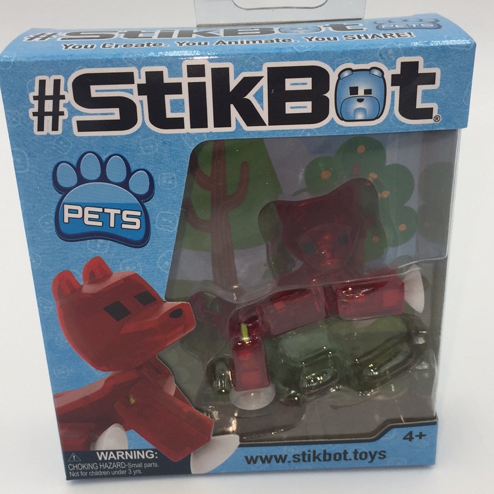 #StikBot Pets StikCat Create Animate Share Pet Cat 90626 Pet Cat New in…